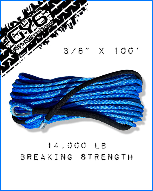 3/8” x 100’ Synthetic Winch Line